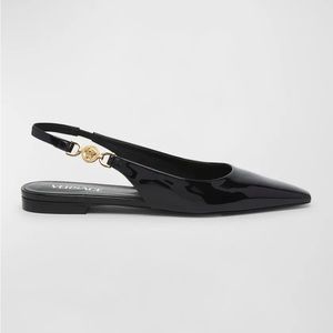 Versace
Medusa Patent Slingback Ballerina Flats